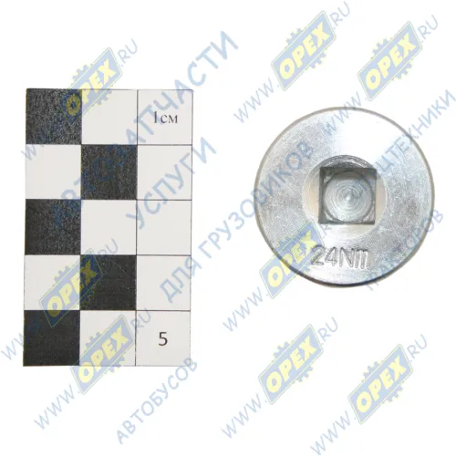 143.289 Пробка DIN908 М18х1,5 h=22 под внутр.квадрат 10 поддона сливная дв.Cummins ISF 2.8,3.8 CAMIDA1