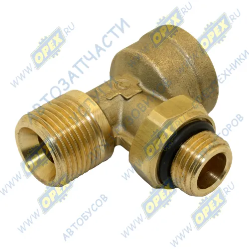 941212-M16x1,5-M22x1,5-S Фитинг (тройник) Т-образный; Рвнутр=М22х1,5/ Рнаруж=М16х1,5/ трубка ф12мм Camozzi