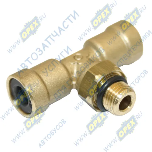 94126-М10х1 Фитинг (тройник) Т-образный; Рнаруж=М10х1/ трубка ф6/6мм Camozzi