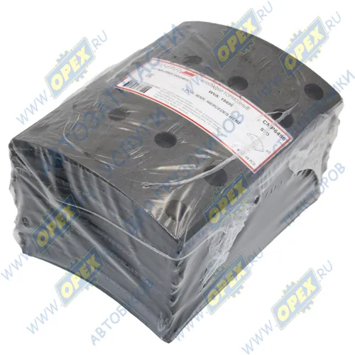 CMP6496 Накладка тормозная (410x223) МАЗ, MAN, MB (к-т) MAN Bus (1970-2020) MAN Bus (1970-2020); (8 накладок,64 закл.) задние CAMPAR