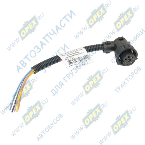 AX525 Разъем AMP МАЗ,ГАЗ,УАЗ МАЗ угловой (6 проводов, байонет); 1845-960068 Cargen
