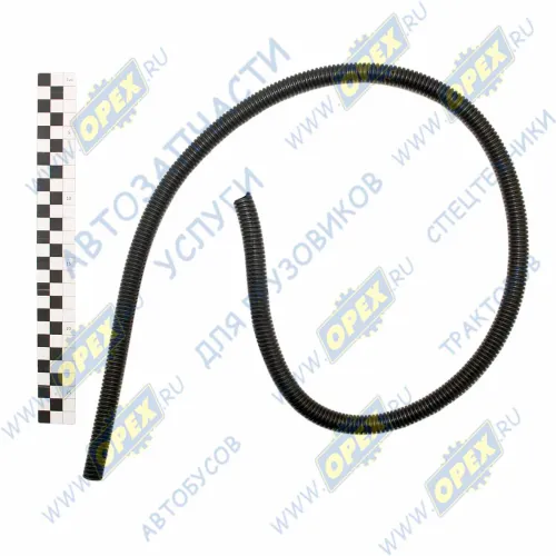 AX754 Труба (гофра) автомобильная гофрированная Фвнутр=11,5-13мм; разрезная (1м) Cargen