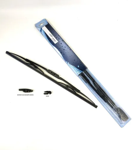 CRTR0133006 Щетка стеклоочистителя 450мм [18"]; каркасная эконом + набор адаптеров Cartronic