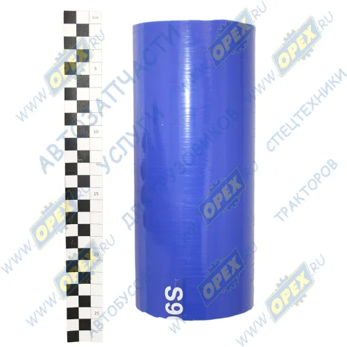 64301-1323092-001 Шланг (патрубок) ф90х100 L=220 охлаждения наддувного воздуха МАЗ-ЕВРО); силикон CARUM1