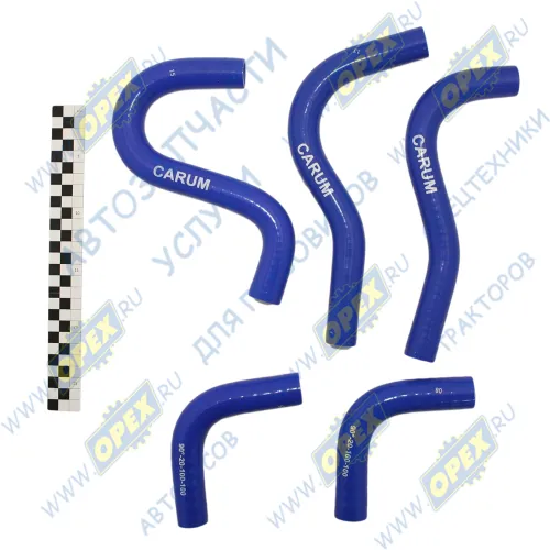 4216-8120000 Комплект патрубков отопителя Газель Бизнес (дв.УМЗ-4216); силикон (5 наимен) CARUM