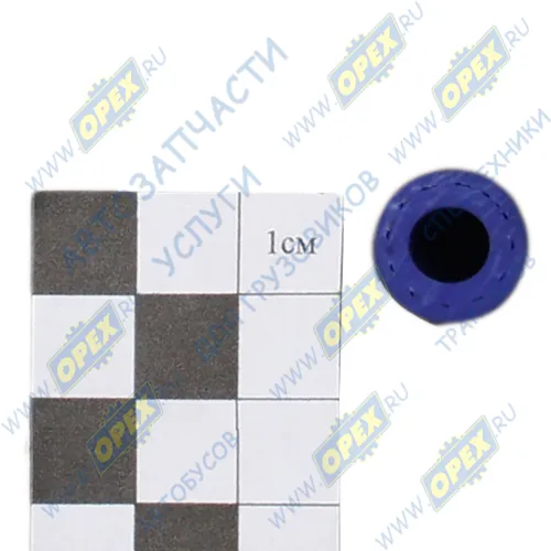 ШО-8/18 Шланг (патрубок) ф8х16 силикон (1 метр); синий (армированный 2 нити) CARUM2