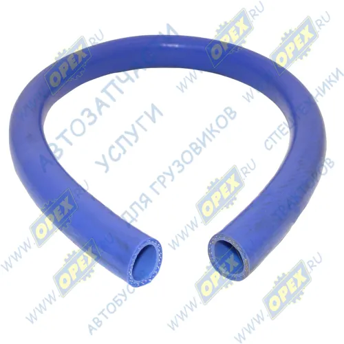 ШО-27/37 Шланг ШО (патрубок) ф27; х37 (1метр) силикон синий (армированный 2 нити) CARUM