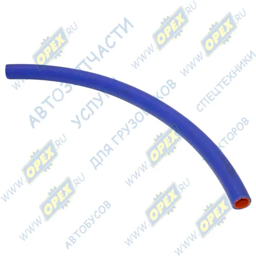 ШО-18/28-50 Шланг ШО (патрубок) ф18 х28 (1шт.=50см) силикон (воздух,вода); синий (армированный 2 нити) CARUM