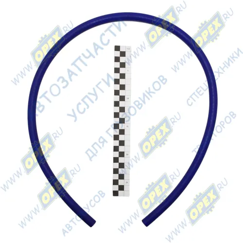 ШО-8/18 Шланг (патрубок) ф8х16 силикон (1 метр); синий (армированный 2 нити) CARUM1