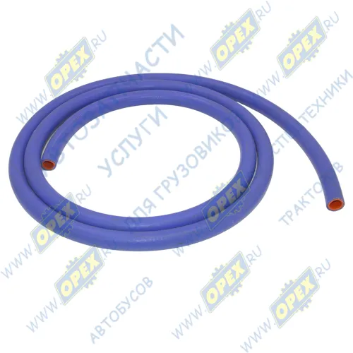 ШО-16/26 Шланг ШО (патрубок) ф16; ф16х24 (1метр) силикон синий (армированный 2 нити) CARUM