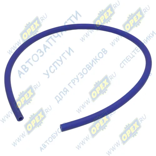 ШО-8/18 Шланг (патрубок) ф8х16 силикон (1 метр); синий (армированный 2 нити) CARUM