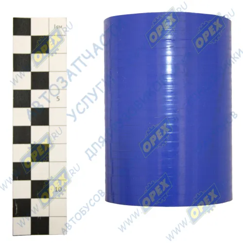 544019-1303025 Шланг (патрубок) ф60х70 L=90 отводящий радиатора нижний RVI Premium (1996-2020); (силикон) CARUM1