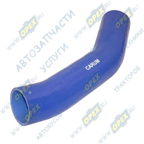 С41R13-1172113 Шланг (патрубок) кривой (2 изг.) ф68х80 L=550 охладителя ГАЗон Некст (дв.ЯМЗ-534); (силикон) CARUM