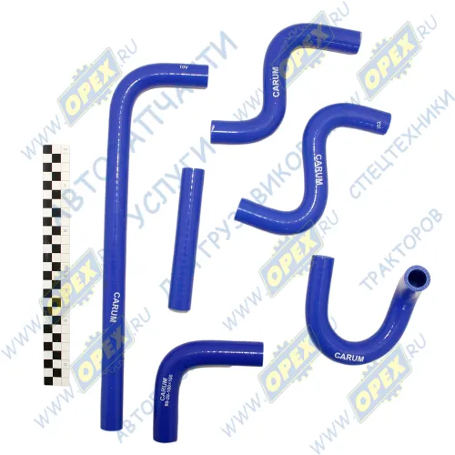 3302-8120050 Комплект патрубков отопителя Газель Некст (дв.УМЗ А274) (6 наим) силикон CARUM1