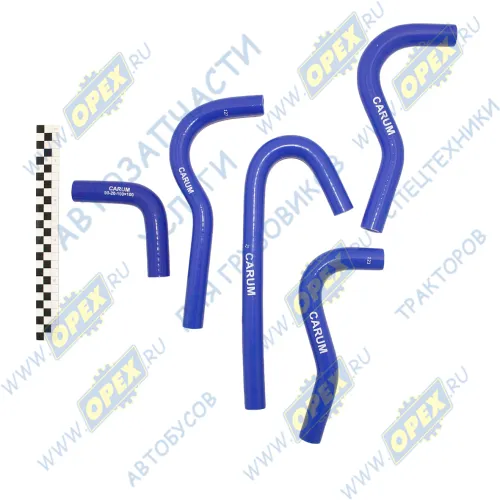 3302-8120001 Комплект патрубков отопителя Газель Бизнес (дв.Cummins); силикон (5 наимен) CARUM1