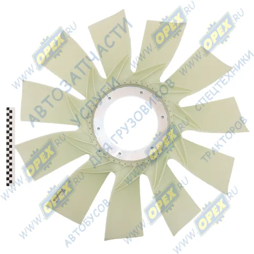 7077114 Крыльчатка вентилятора 750мм 11 лопастей Scania (P/G/R/T Euro 6) SCANIA P-, G-, R-, T Truck (2003-2021) Cojali1
