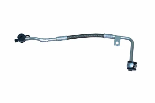 4983279 Трубка (сталь+шланг) ф8 L=480 под 2 штуцера ф10,гибкая,подачи масла к ТКР турбокомпрессору Газель (дв.Cummins ISF 2.8) Cummins