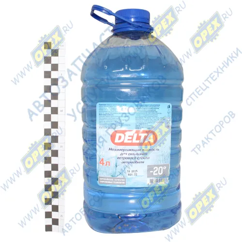 ОЖ 20-4 Жидкость стеклоомывателя незамерзающая (-20) 4л DELTA1