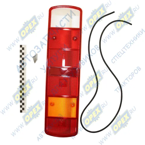 00-771-1902NE Рассеиватель заднего фонаря 7 секций Volvo-Scania лев./прав. DAF LCV (1970-2020), VOLVO FH12 (1993-2020); прямоуг. Depo1