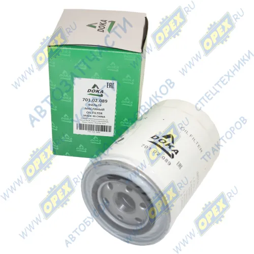 701.02.089 Z_Фильтр масляный Hyundai County/HD45/HD46/HD65/HD72/HD78, Mitsubischi Canter/Pajero DOKA