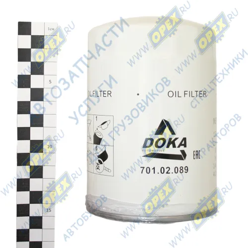 701.02.089 Z_Фильтр масляный Hyundai County/HD45/HD46/HD65/HD72/HD78, Mitsubischi Canter/Pajero DOKA1