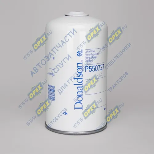 P550727 Фильтр масляный A=136 B=100 C=111 H=248 G=1 1/2-16 UN UGV=2,50 DAF F75/85 90-, RVI G260-280. BOVA FUTURA DAF SB (1974-2021); W 13 120/2 Donaldson