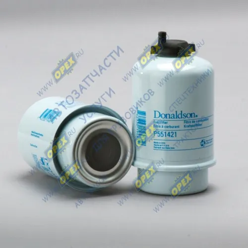 P551421 Фильтр топливный сепаратор A=83 B=69 H=155 Caterpillar/John Deere Equipment VOLVO MC60 (2003-2011); WK 8131 P551421, FS19990  83х69 H=154 Donaldson