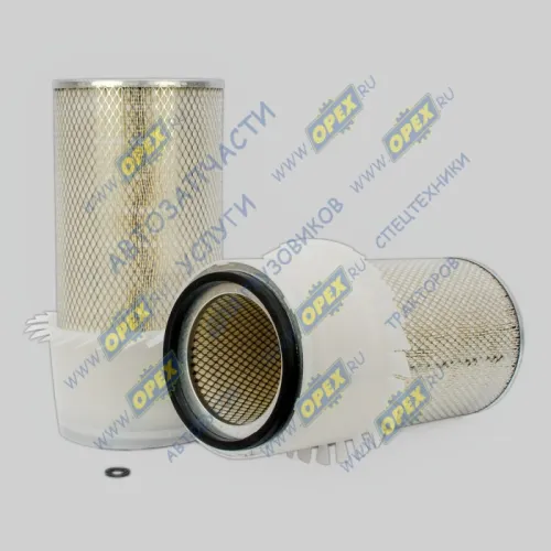 P182064 Фильтр воздушный A=200 B=134 C=17 E=254 H=420 основной ATLAS (TEREX), CASE CONSTRUCTION, DEMAG (COMPAIR), HYUNDAI CONSTRUCTION MAN Neoplan (2002-2021); C 21 431 AF434KM Donaldson
