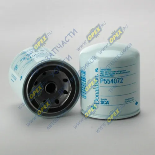 P554072 Фильтр охлаждающей жидкости A=93 B=62 C=71 H=106 G=11/16-16 UN DAF F95.500/xF95 дв.XF-M/XE-C/Cummins IVECO Bus (1970-2020); WA 923/6 Donaldson