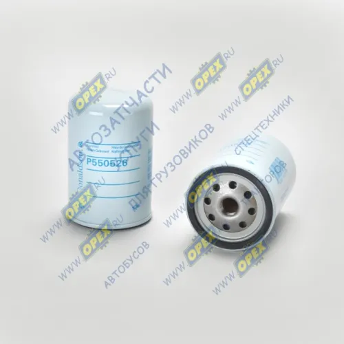 P550526 Фильтр топливный A=76 B=63 C=72 H=124 G=M 16 X 1.5 Scania 2/3,Volvo F/FH/FL,RVI Kerax/Midliner/Magnum,MAN IVECO Arway (2005-2020), MAN Bus (1970-2020); WK 723/1 Donaldson