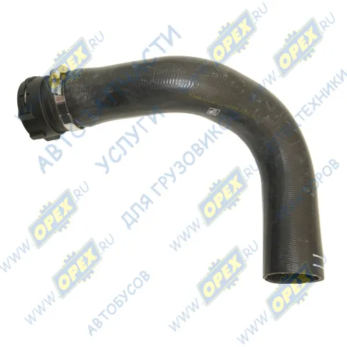 7.21374 Шланг (патрубок) кривой (2 изг.) ф57х67 L=560 (ПВХ. наконеч. внутр. уплотн. хомут) радиатора верхний Iveco Stralis AD/AT IVECO Stralis (2002-2007) DT1