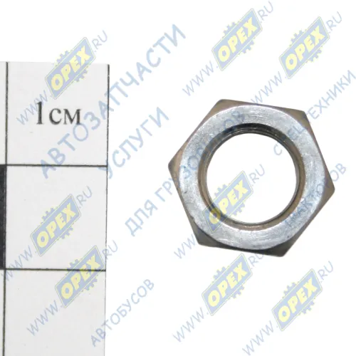 2.10161 Гайка 3/8" - 24 UNF h=6 К=14 коромысла Volvo TD100/TD120 DT1