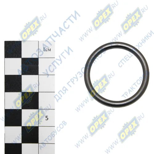 4.20217 Кольцо (РТИ) круг.сеч. 031-038-36 ГОСТ-9833-73 уплотнительное форсунки 30,8х3,7мм; круглого сечения, FPM (фторкаучук/витон); (сер.хром.) DT