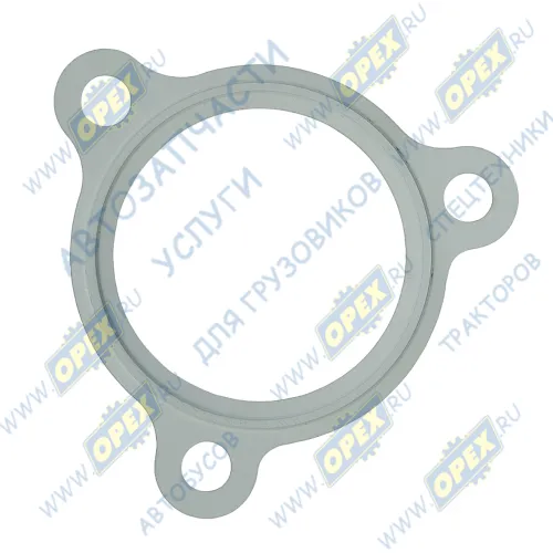 28255-4A420 Прокладка С/Ф (сталь) 80х80 фвнутр.=50 3 отв. ф8 турбокомпрессора выходная Hyundai Starex H-1 (04-) DYG