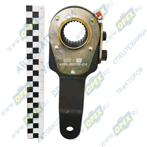 64221-3501136-010 Рычаг тормоза регулировочный МАЗ зад.прав (эвольвент. шлиц); (механический) DZC1