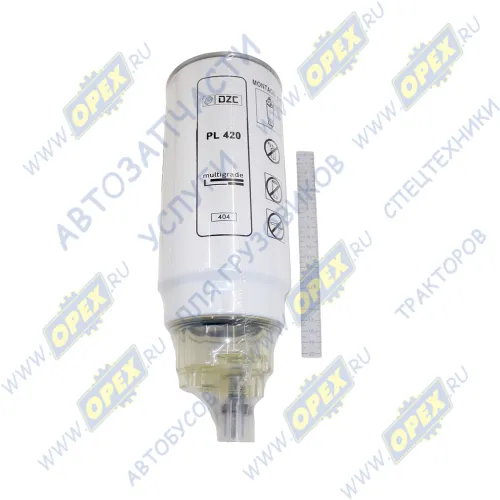 PL 420 Фильтр топливный сепаратор A=108 H=230 G=1-14 UNS F=S80X3 с колбой DAF CF75/85 XF95/105/MAN DZC2