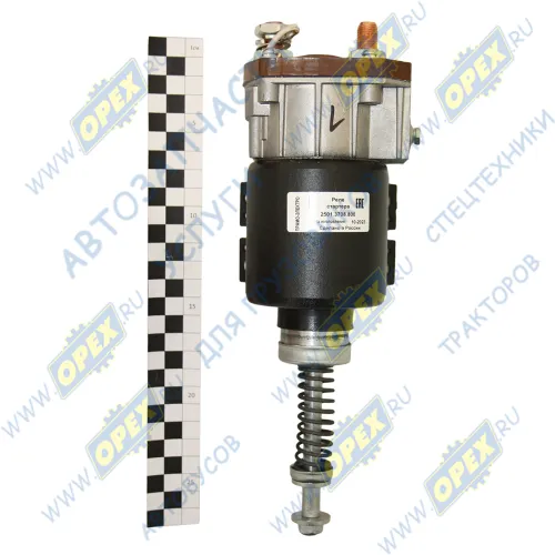 2501.3708.800-10 Реле втягивающее 24В ф75; фштока=30 L=255 стартера (МАЗ) контакт слева ELTRA2