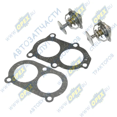 ТС107.1306100-01М2+1 Термостат (80 град.) ГАЗ 2410, КАМАЗ; (2 термостата +1 прокладка) (комплект) ELTRA2