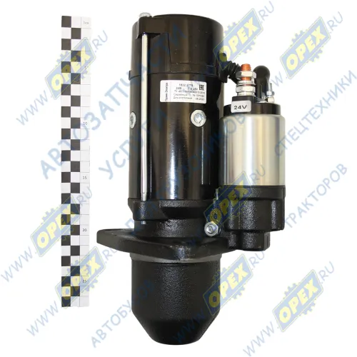 1832.3778000 Стартер 24В z=10 модуль-3,75 КАМАЗ ЕВРО-2 (крепеж 3 болта) с колоколом; 7,5кВт редукторный ELTRA1