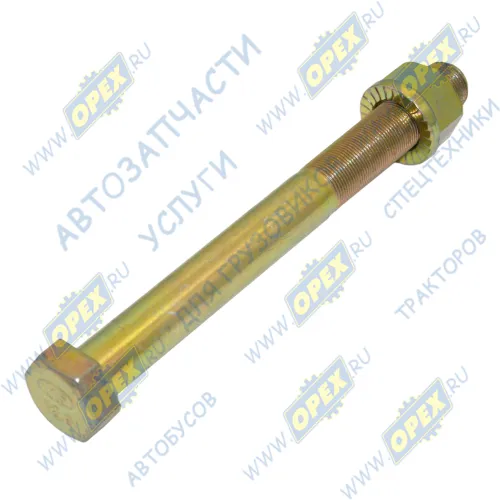 2919161-242 Болт ГОСТ-7798 М24х240х1,5 Р=95 К=36 с гайкой М24х1,5 h=26 К=36 (фланцевой) тяги прямой FAW (к раме) FAW