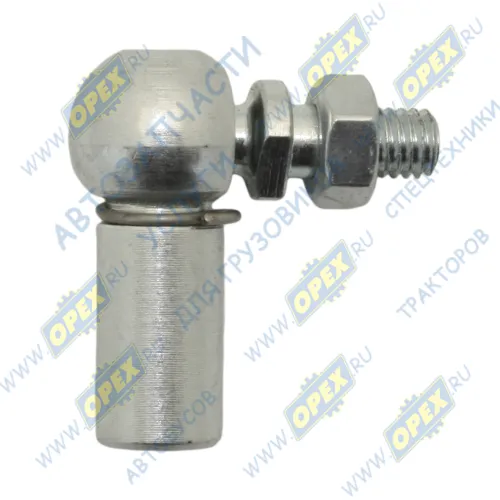 07041 Наконечник тяги крана уровня пола правый Рвнутр=М6х1/M6х1 L=25 RVI LCV (1970-2020) FeBi1