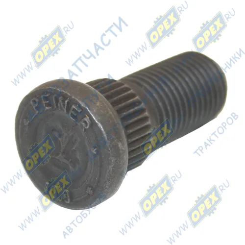 02675 Болт С/И М14х35х1,5 Р=22 круглая головка шкворня полуприцепа для KZ0912-01 FeBi