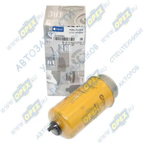 32-925869 Фильтр топливный A=88 B=69 H=196 dпос.=29 сепаратора со сливом Ford Transit 2.2TDCi-3.1TDCi 06> CLAAS, JOHN DEERE; P551435 FS19906 Filmant