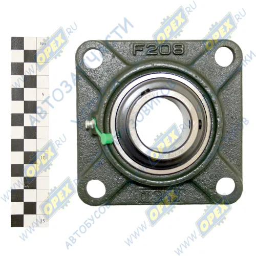 UCF208 Подшипник корпусной (подшипниковый узел) 130х130 4 отв. ф16 щетка пр-во Локнея FKD1