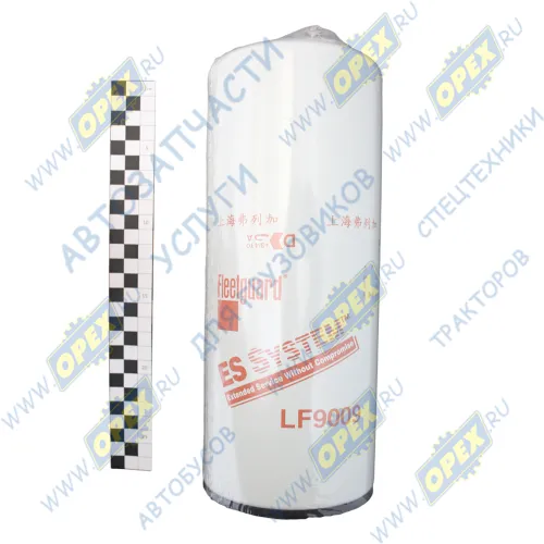 LF9009 Фильтр масляный A=118 B=102 C=119 H=302 G=2 1/4 - 12 UNS Case/Cummins/John Deere/Komatsu/Sisu VOLVO FE (2012-2021); WP 12 121 FleetGuard1