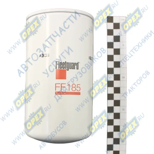 FF185 Фильтр топливный навинчиваемый A=93 B=63 C=72 G=1-14 UNS H=171 Komatsu 600-311-8292,CAT 1R-0711, 1P-2299 H=170.0мм FREIGHTLINER (1970-2021), KENWORTH; WK 950/3 FleetGuard1