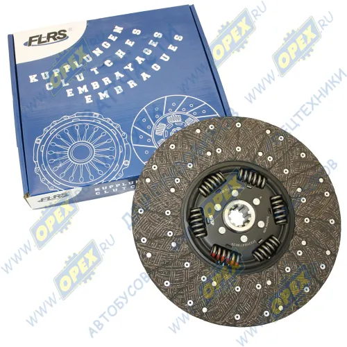 000 001 501 Диск сцепления ведомый ф362 шлиц=10 фшлица=38х6 hступ=45 MAN, МАЗ-4370,ПАЗ,ГАЗ-33106,Валдай,ГАЗон Некст (дв.Cummins 3.6) MAN Bus (1970-2020); 1878001501 FLRS