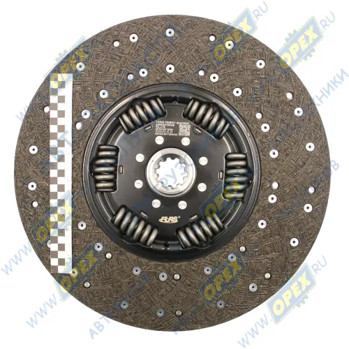 000 000 206 Диск сцепления 430GTZ (1 3/4""-10N)hступ.=36 КамАЗ (КПП 142, 144, 152, 154, ZF 9S109), ЛИАЗ-5256.4 KAMAZ 4355 43118 5297-15 5350 53215 6540 FLRS3