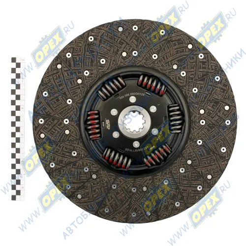 000 025 092 Диск сцепления ведомый ф362 шлиц=10 фшлица=38х6 hступ=40 ПАЗ Вектор Некст,ГАЗон Некст (дв.ЯМЗ-534) усиленная ступица; 1878006092/000901092 конвейр ЯМЗ FLRS1