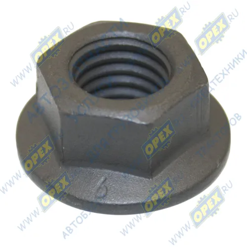 3903210 Гайка DIN6923 M12x1,75 h=12 К=18 фланцевая КАМАЗ дв.Cummins крепления возд. компрессора, генератора (EQB DAF LCV (1970-2020), SCANIA N Bus (2004-2020) Foton